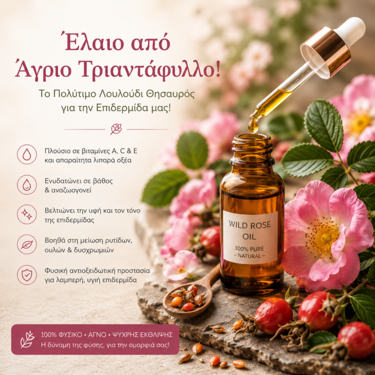 Ελαιο άγριο τριαντάφυλλο